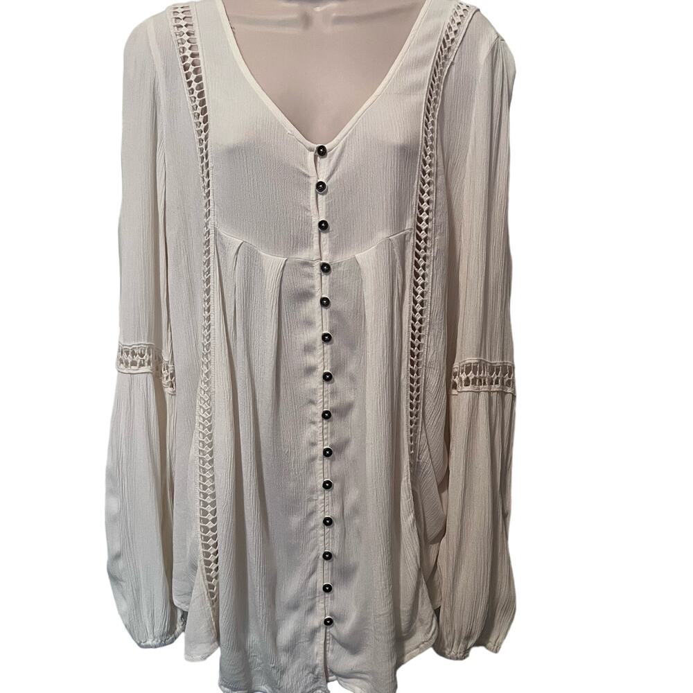Women’s Knox Rose Cream / Ivory Tunic, Size L